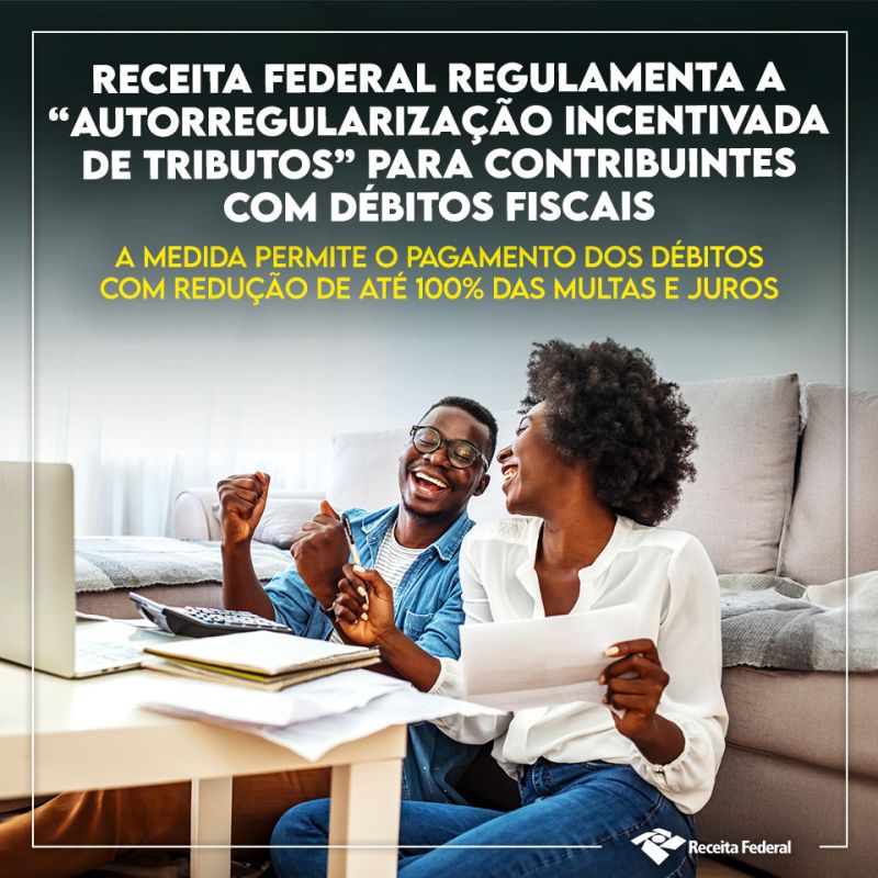 Read more about the article A Receita Federal regulamentou a “Autorregularização Incentivada de Tributos” para contribuintes com débitos fiscais.